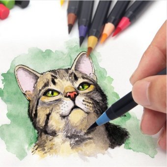 Акварельные маркеры WaterColor Brush Pen, 20 цветов